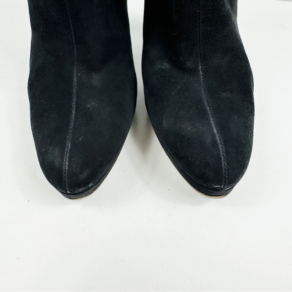 Miu Miu black suede ankle booties - Picture 6 of 13